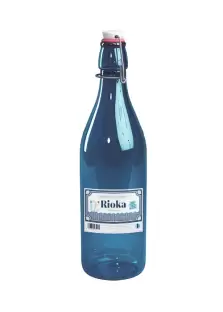 Agua de Mar en botella de vidrio Blue. Caja de 6 Botellas de 1 litro